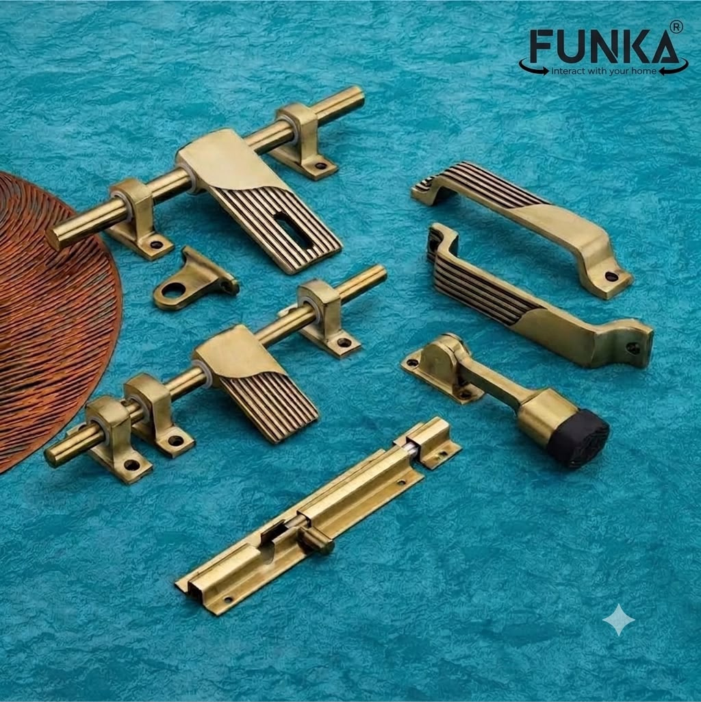 Funka® LINES Aluminum Heavy Single Door Fitting Accessories Set
