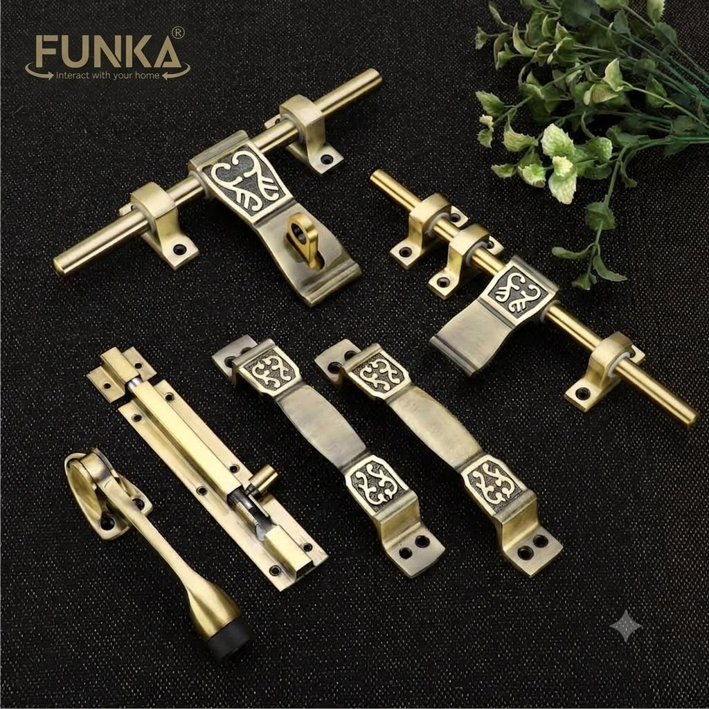 Funka® CLASSIC Aluminum Heavy Single Door Fitting Accessories Set