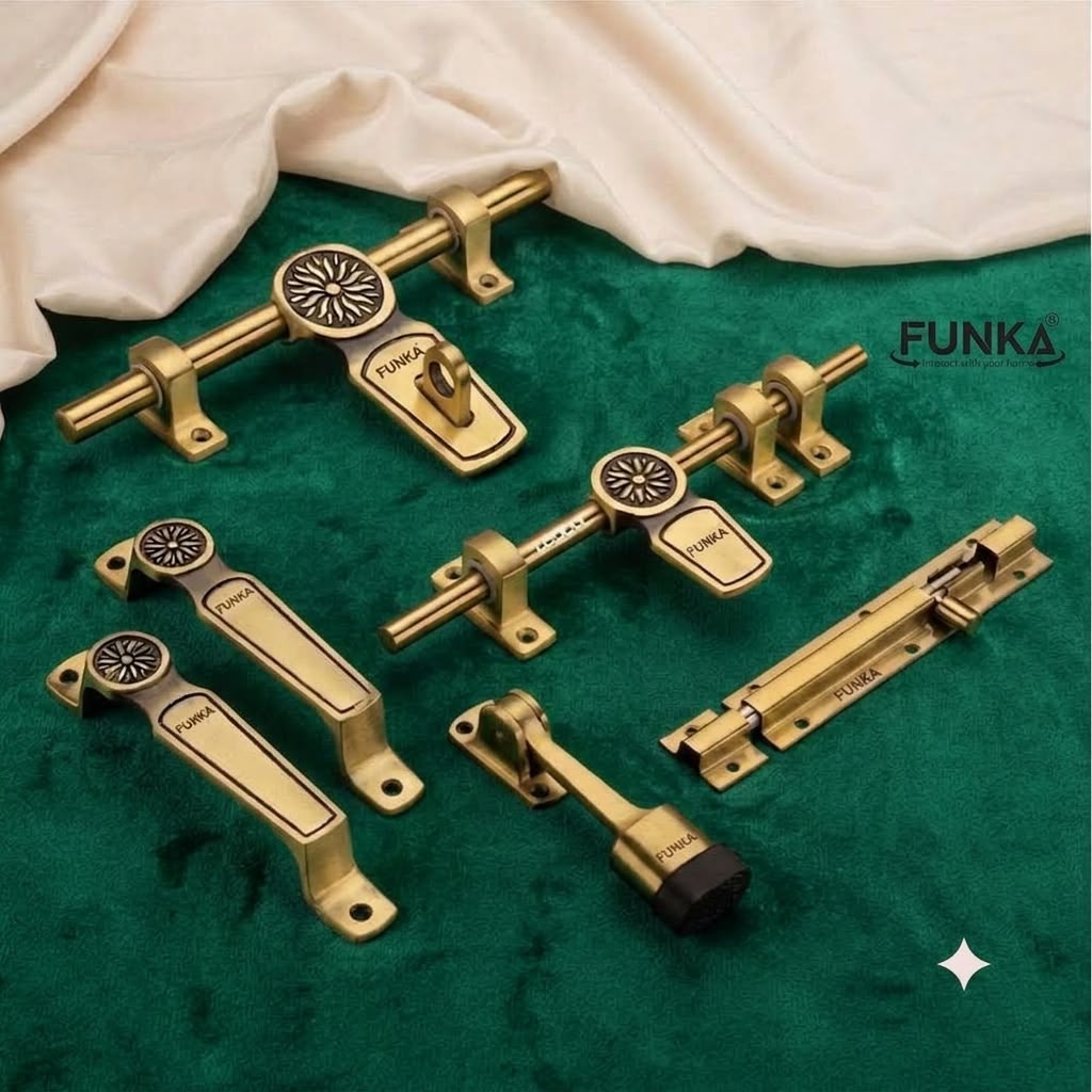 Funka® CROWN Aluminum Heavy Single Door Fitting Accessories Set