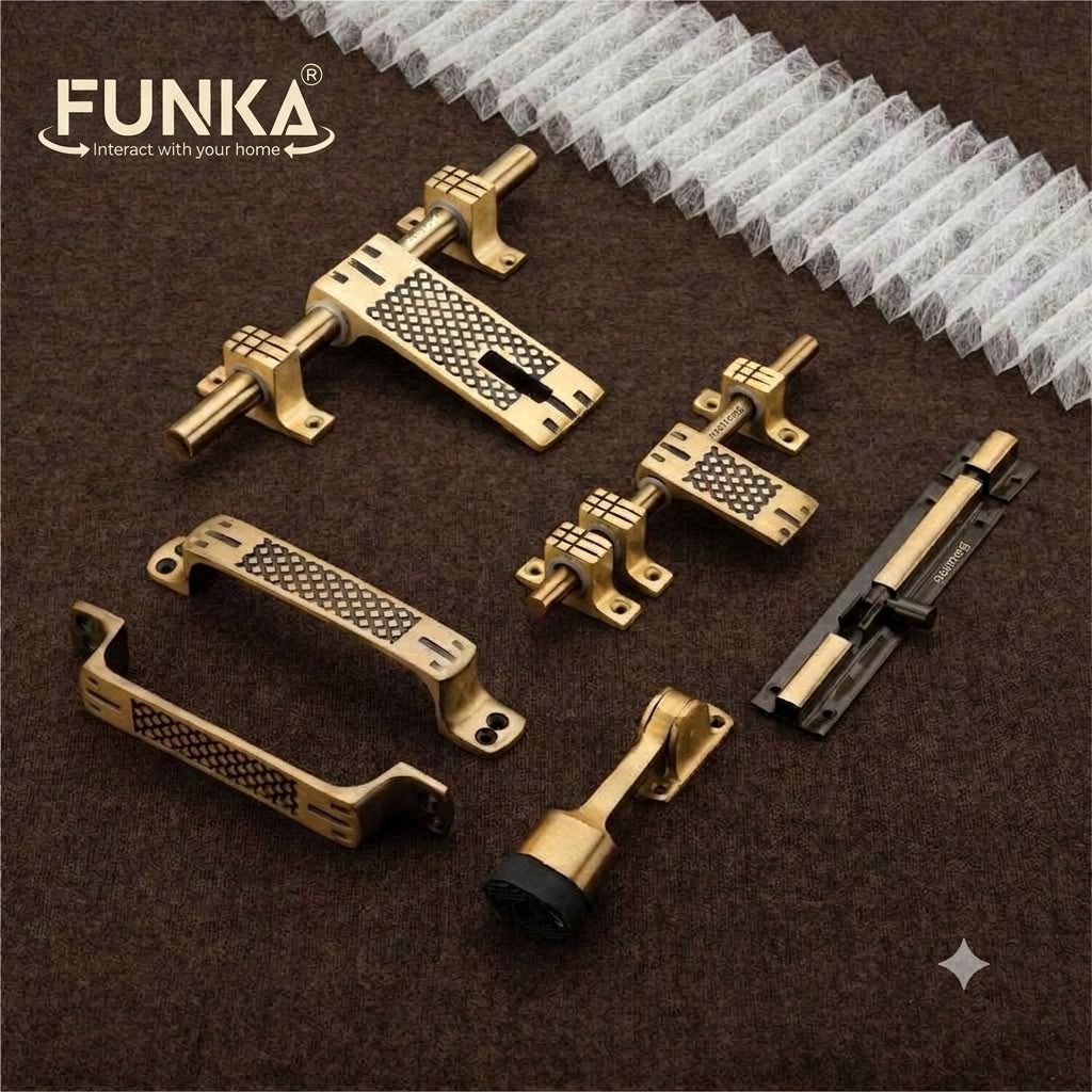 Funka® MATRIX Aluminum Heavy Single Door Fitting Accessories Set