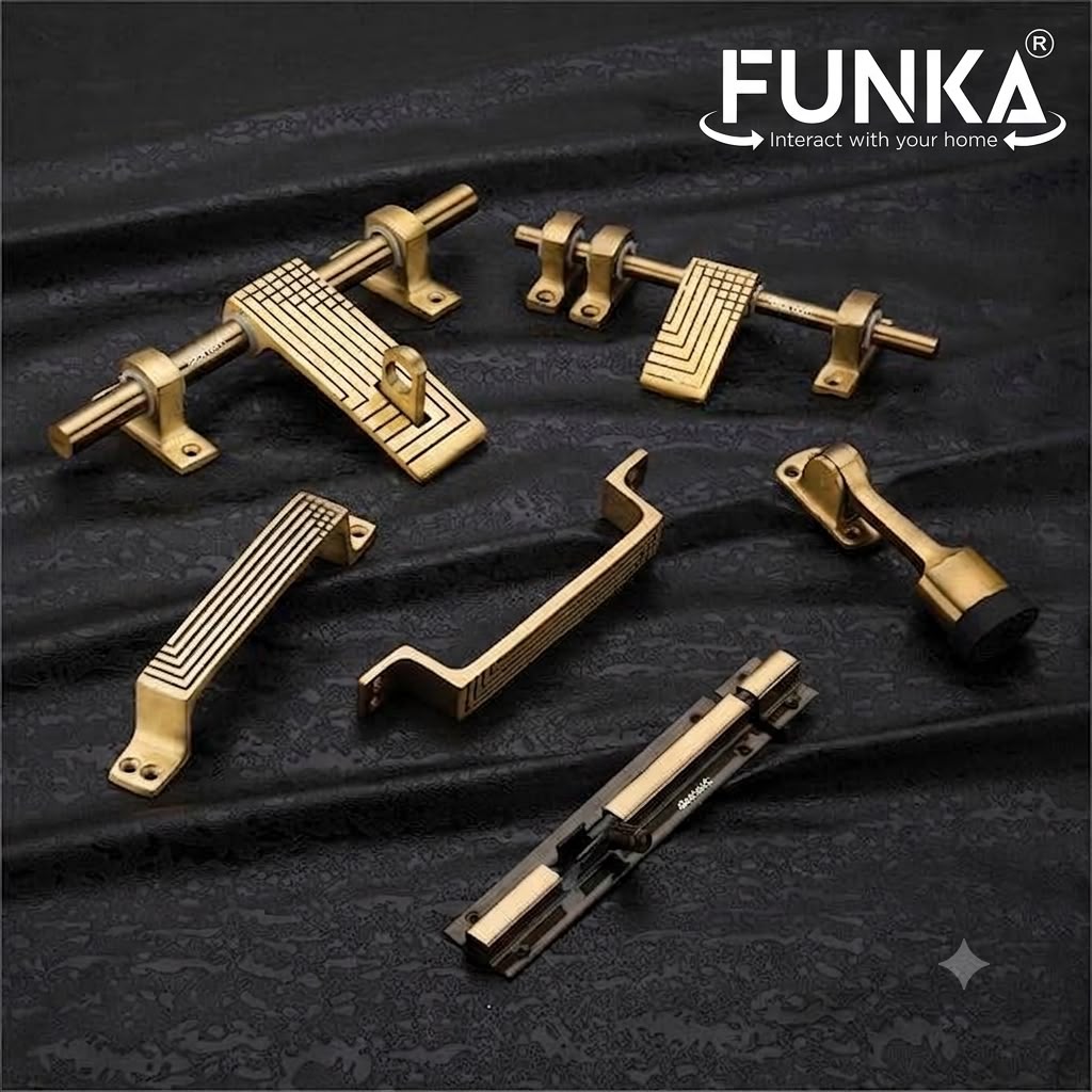 Funka® GUIDLINE Aluminum Heavy Single Door Fitting Accessories Set