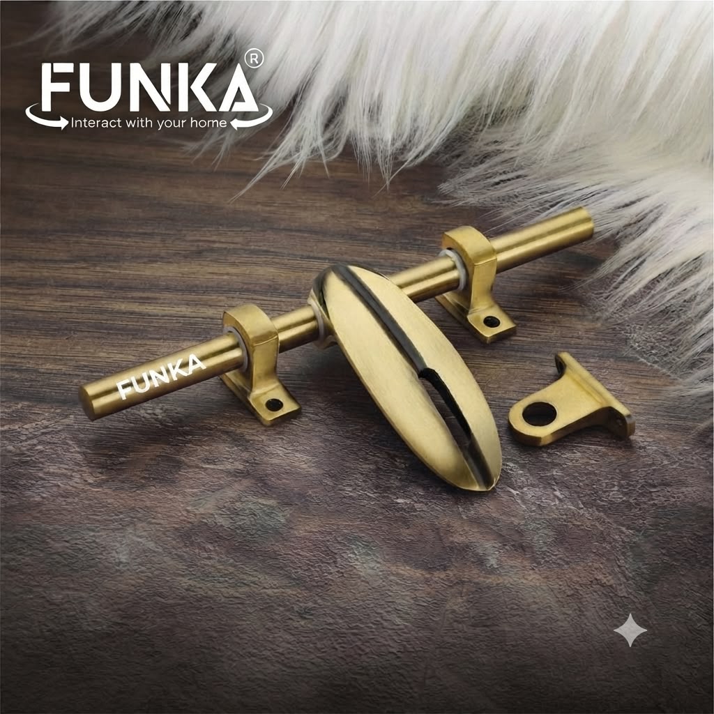 Funka® ORBIT Antique Aluminum Aldrop For All Doors